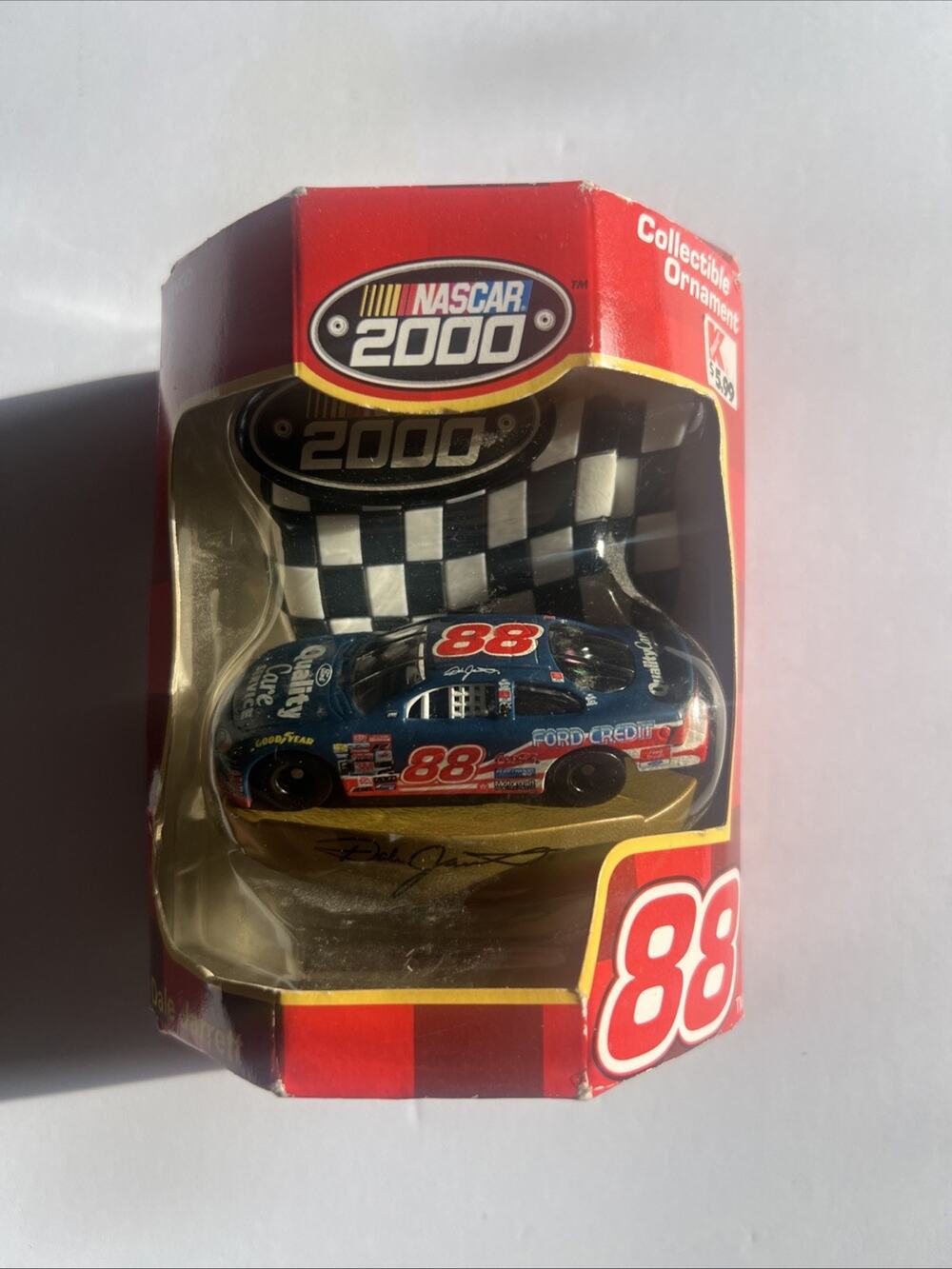 88 Dale Jarrett Trevco Nascar 2000 Collectible Ornament Race Car. Condition NEW!